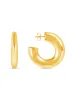 Chloe Hammered Hoop Earrings sold by LeMel