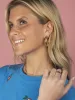 Chloe Hammered Hoop Earrings sold by LeMel