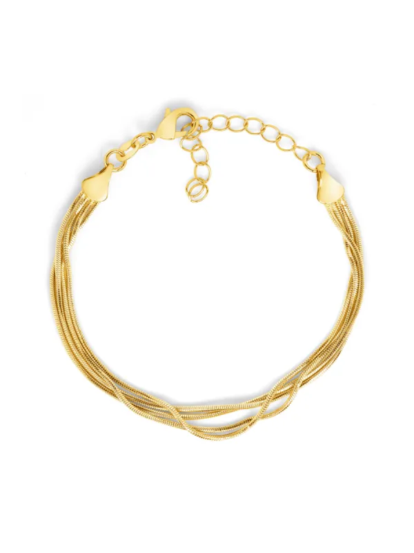 Multi Layer Snake Bracelet sold by LeMel