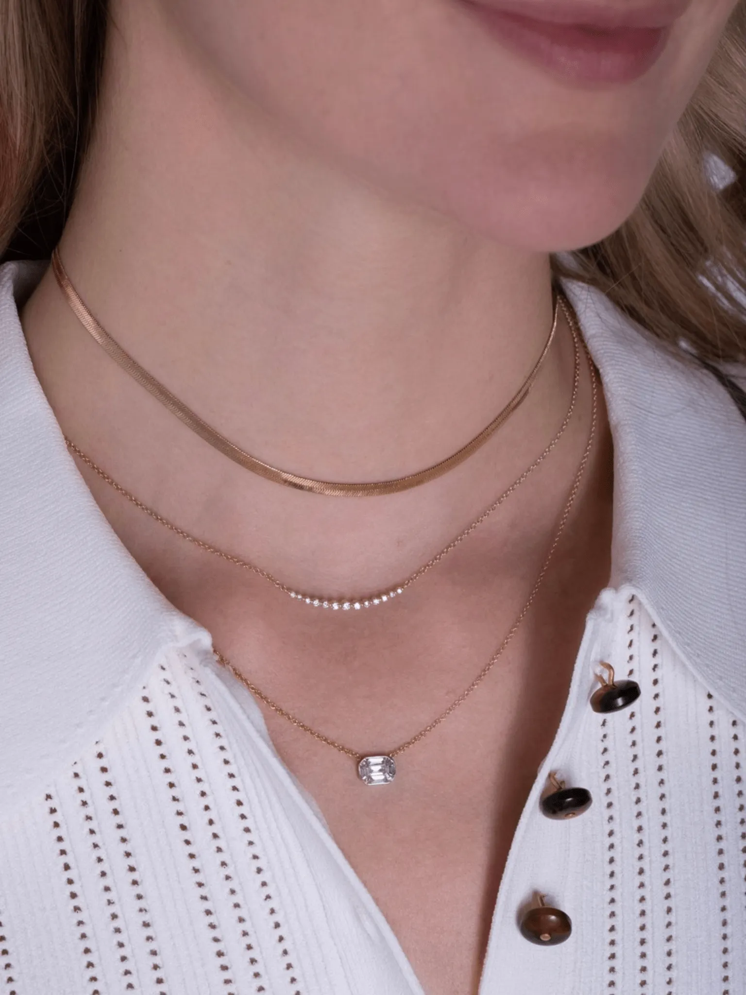 Chasing Diamonds Necklace 14K sold by LeMel product image thumbnail 3