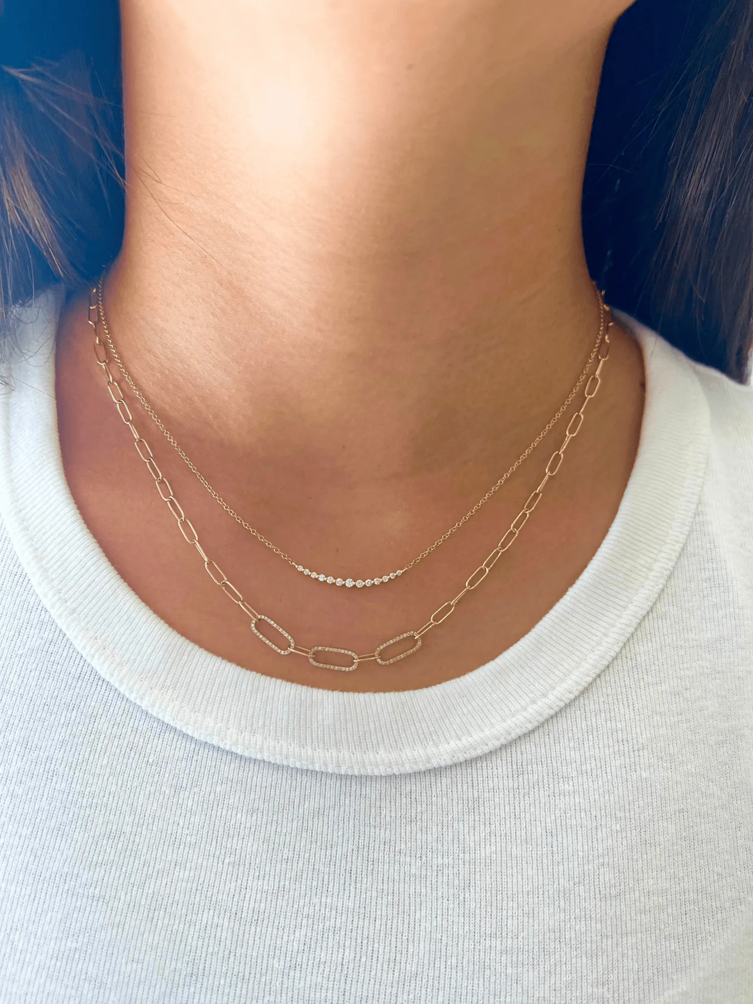Chasing Diamonds Necklace 14K sold by LeMel product image thumbnail 5