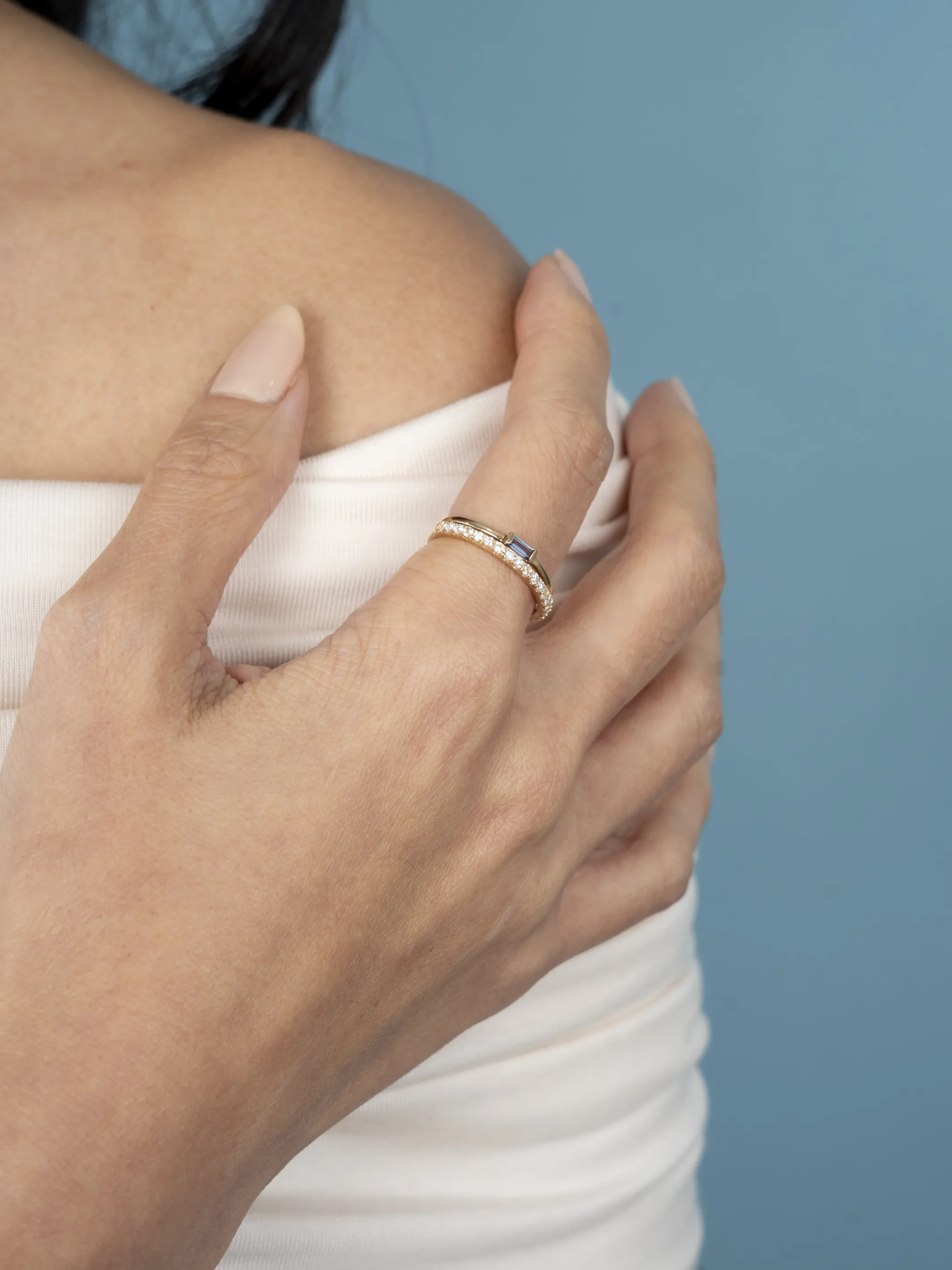 Birthstone Ring - June Moonstone 14K sold by LeMel product image thumbnail 2