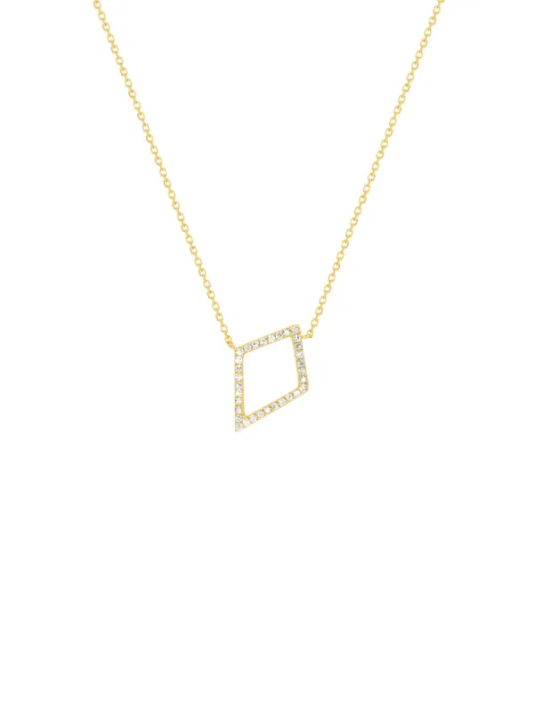 Kite Diamond Necklace 14K sold by LeMel