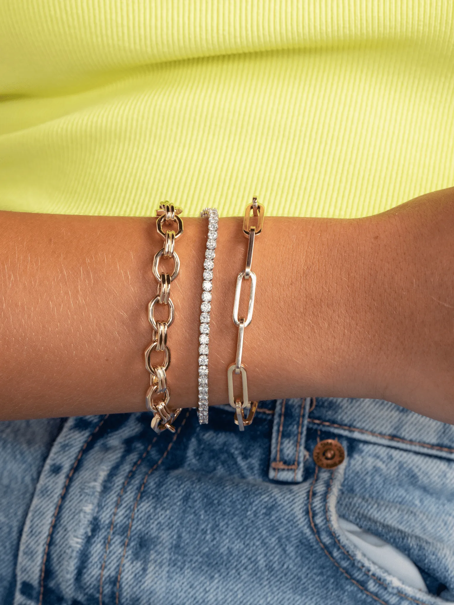 Paperclip "XL" Bracelet 14K sold by LeMel product image thumbnail 3