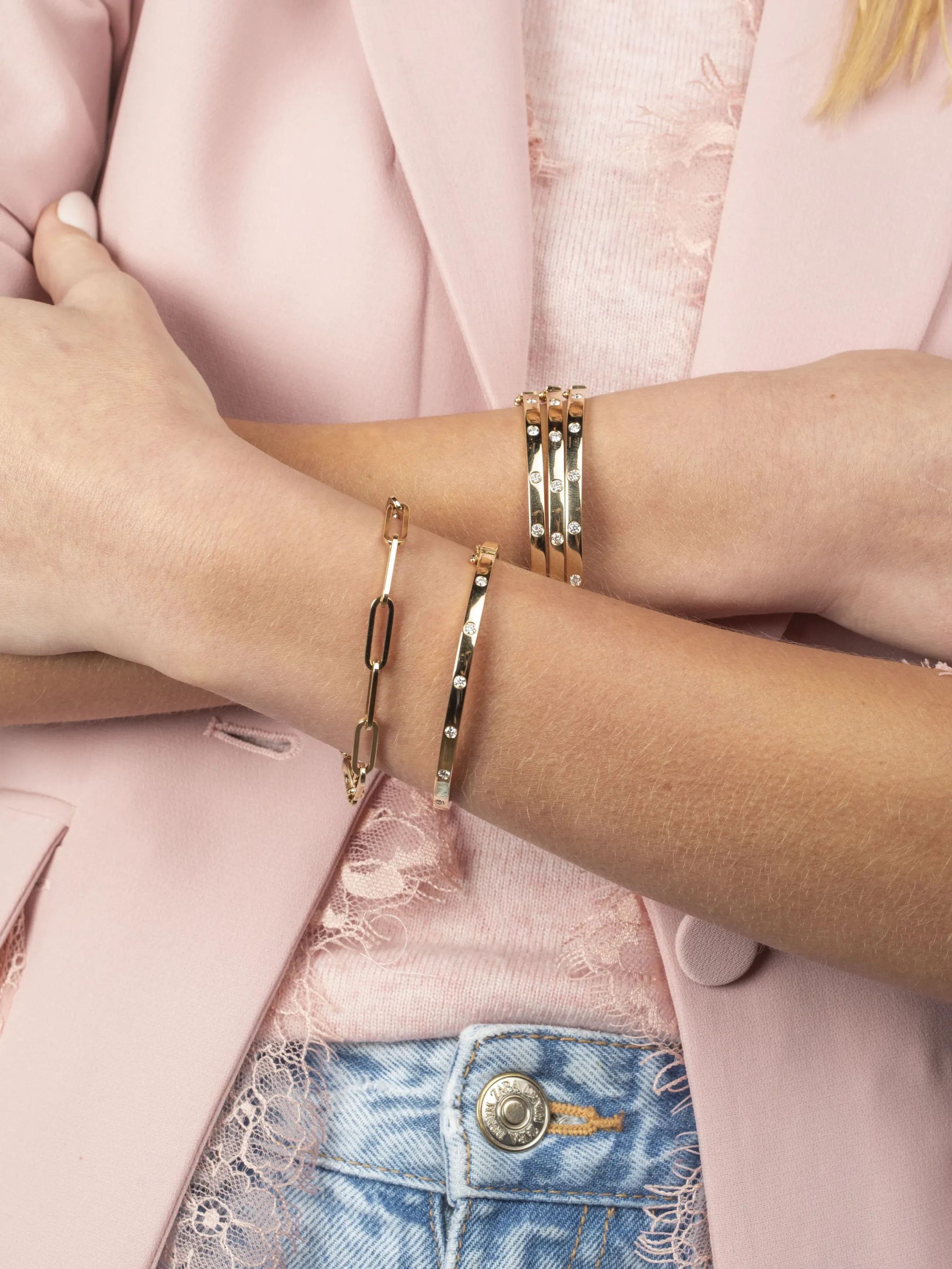 Paperclip "XL" Bracelet 14K sold by LeMel product image thumbnail 4