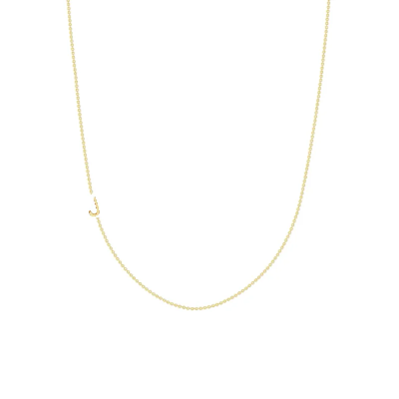 The Initial Necklace - 1 Letter 14k sold by LeMel