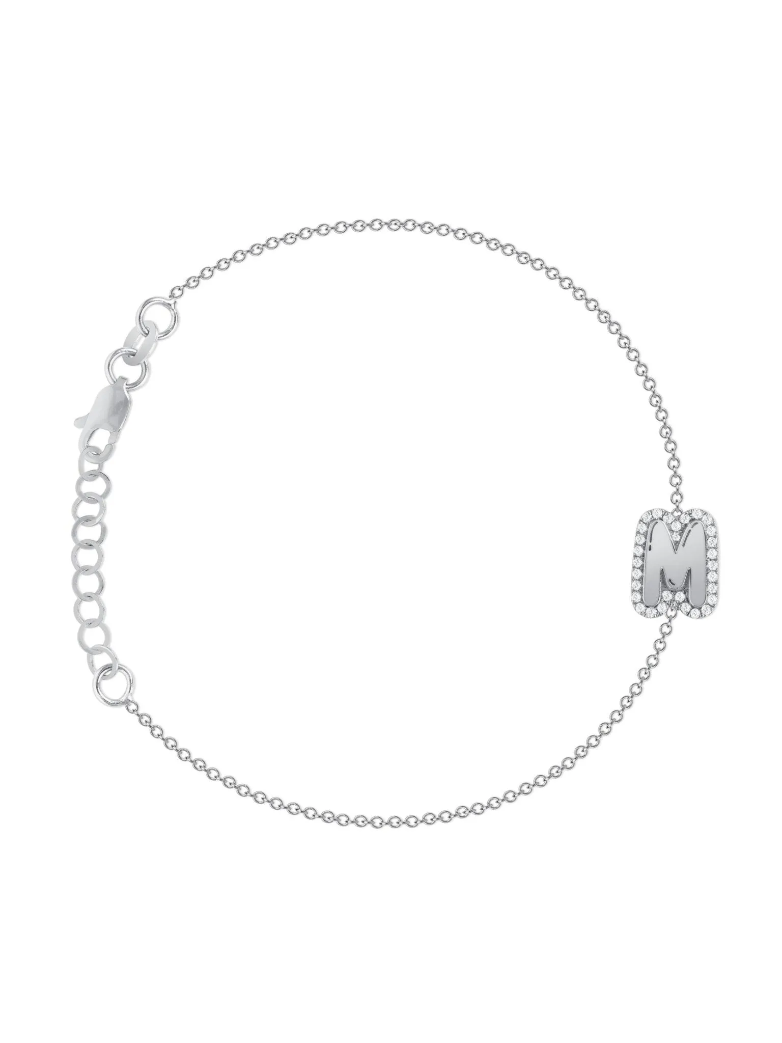 Bubble Letter Bracelet 14K sold by LeMel product image thumbnail 5