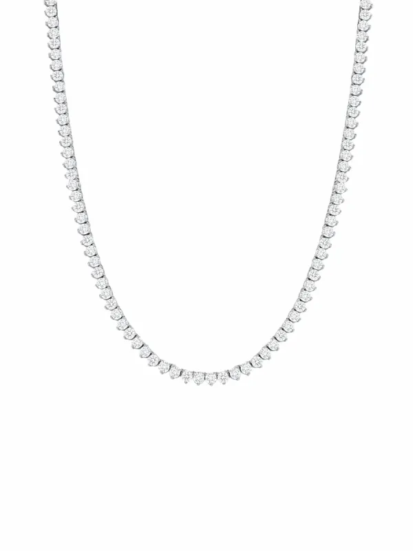 Classic Diamond Tennis Necklace 14K sold by LeMel
