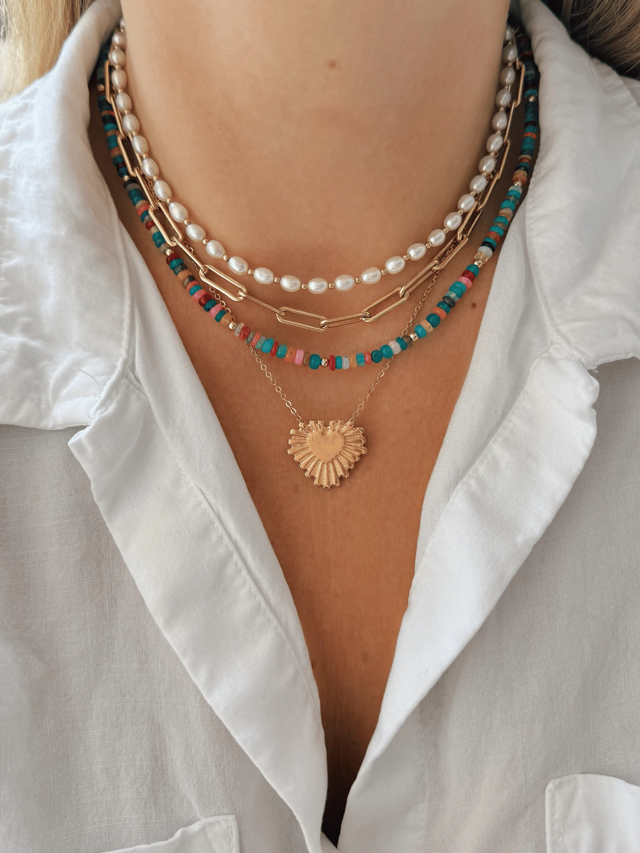 Emma Pearl Necklace sold by LeMel product image thumbnail 3