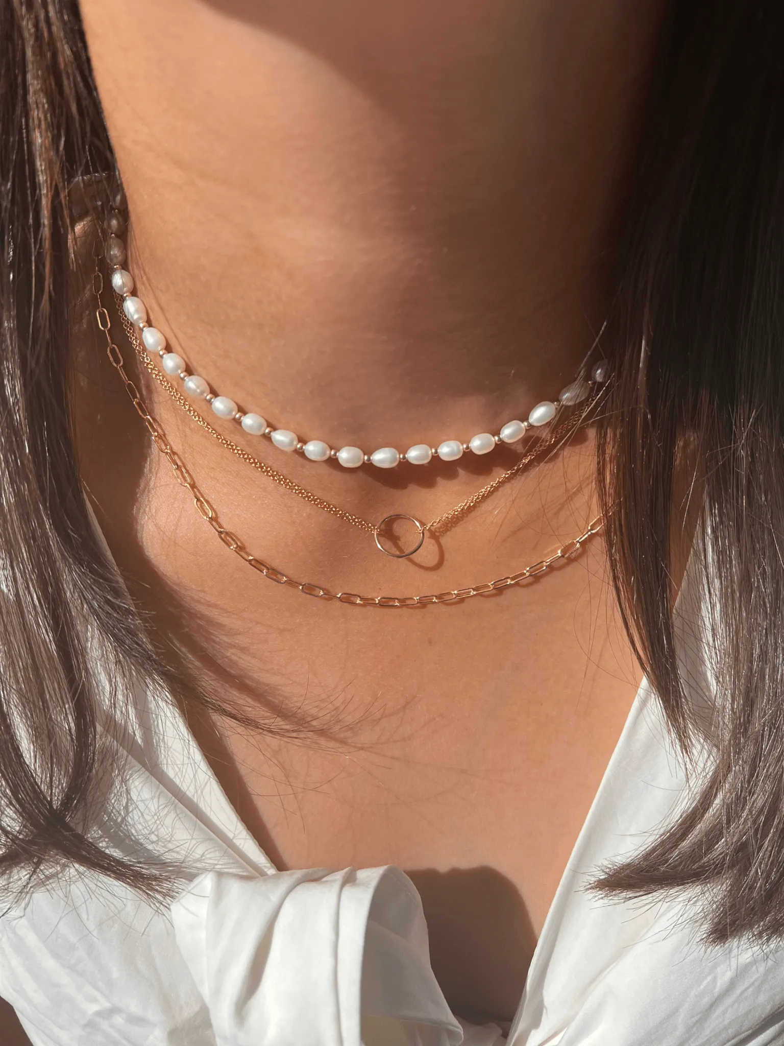 Emma Pearl Necklace sold by LeMel product image thumbnail 2