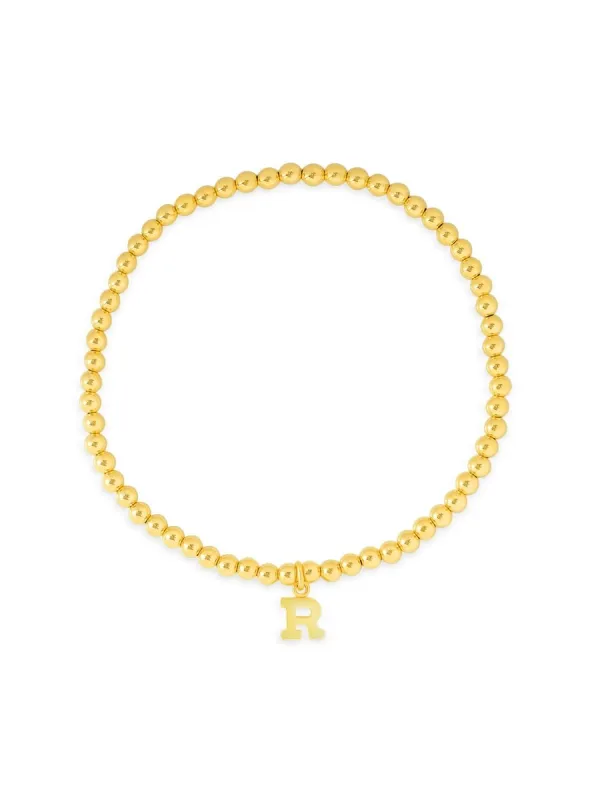 Initial Charm Everyday Stretch Bracelet sold by LeMel