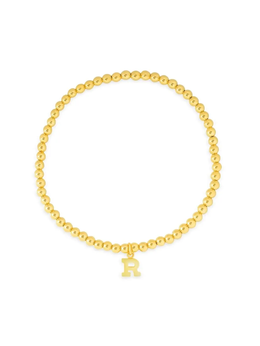 Initial Charm Everyday Stretch Bracelet sold by LeMel