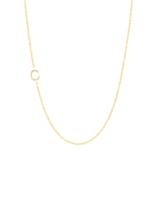 Initial Sample Sale - C  Necklace sold by LeMel