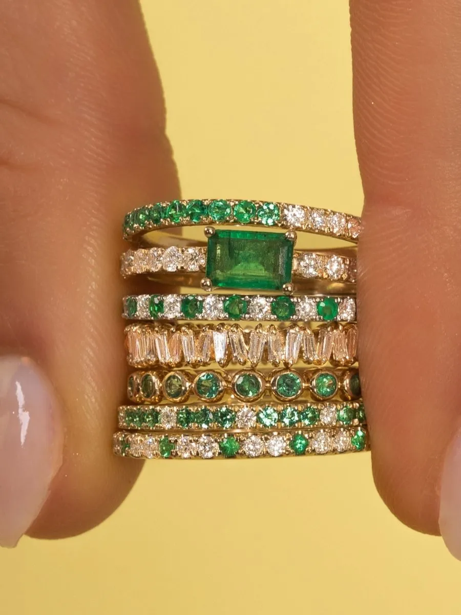 Prism Emerald Ring 14K sold by LeMel product image thumbnail 4