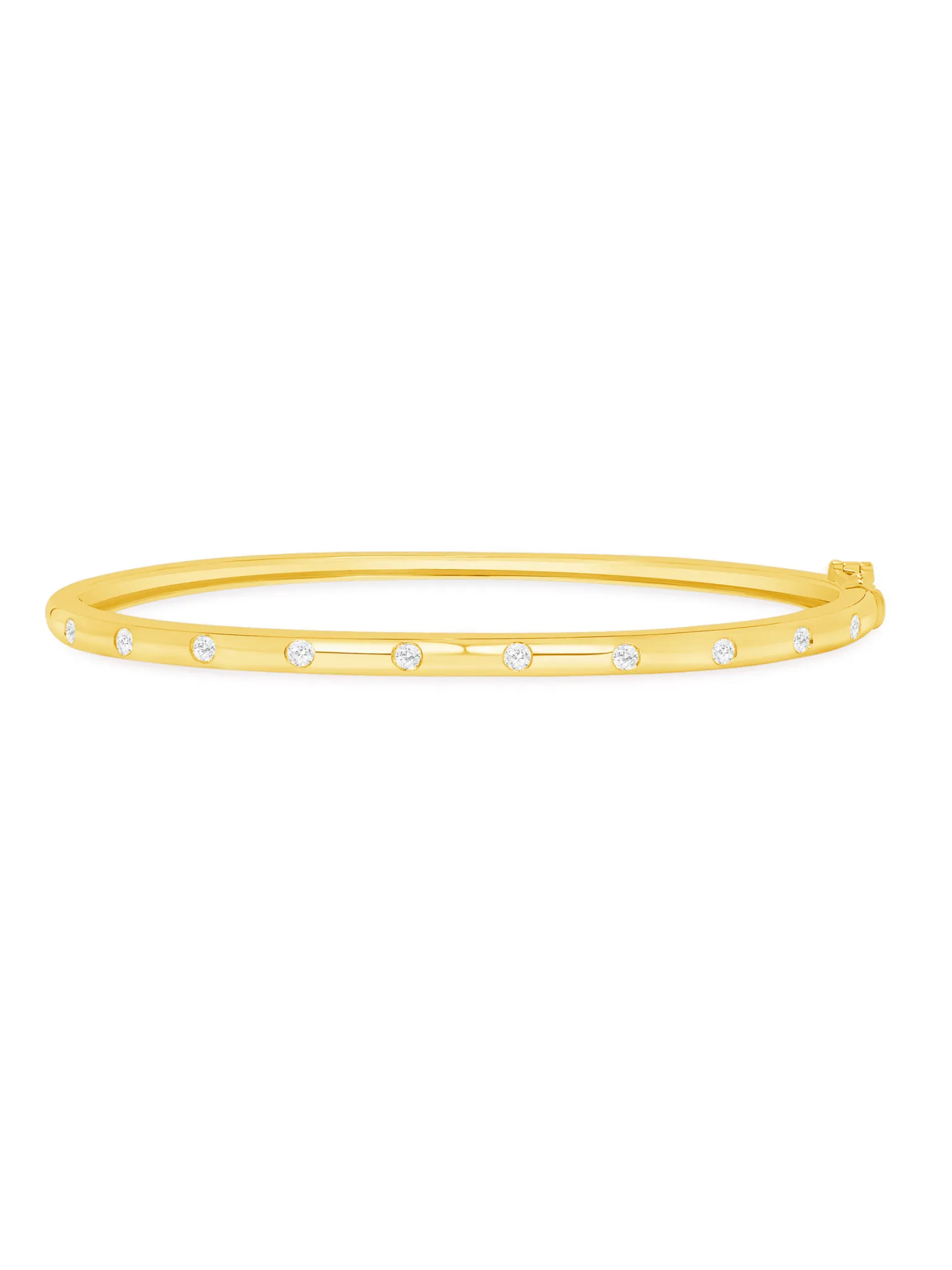 Charlotte Diamond Bangle 14K sold by LeMel