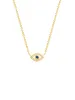 Evil Eye Necklace 14K sold by LeMel