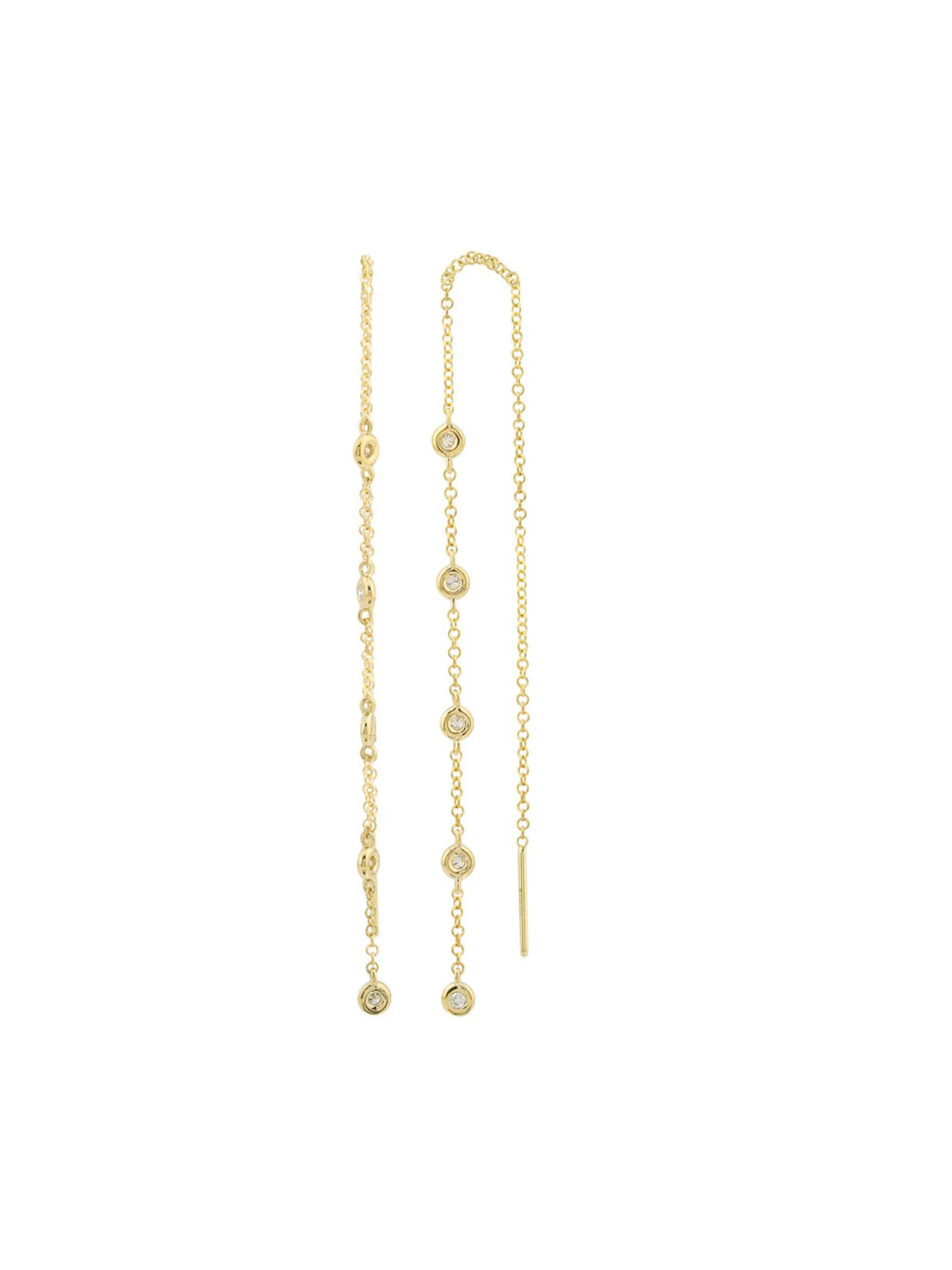 Diamonds By The Yard Threader Earrings 14K sold by LeMel