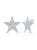Mick Pave Diamond Star Stud Earrings 14K sold by LeMel