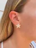 Mick Pave Diamond Star Stud Earrings 14K sold by LeMel