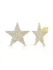 Mick Pave Diamond Star Stud Earrings 14K sold by LeMel