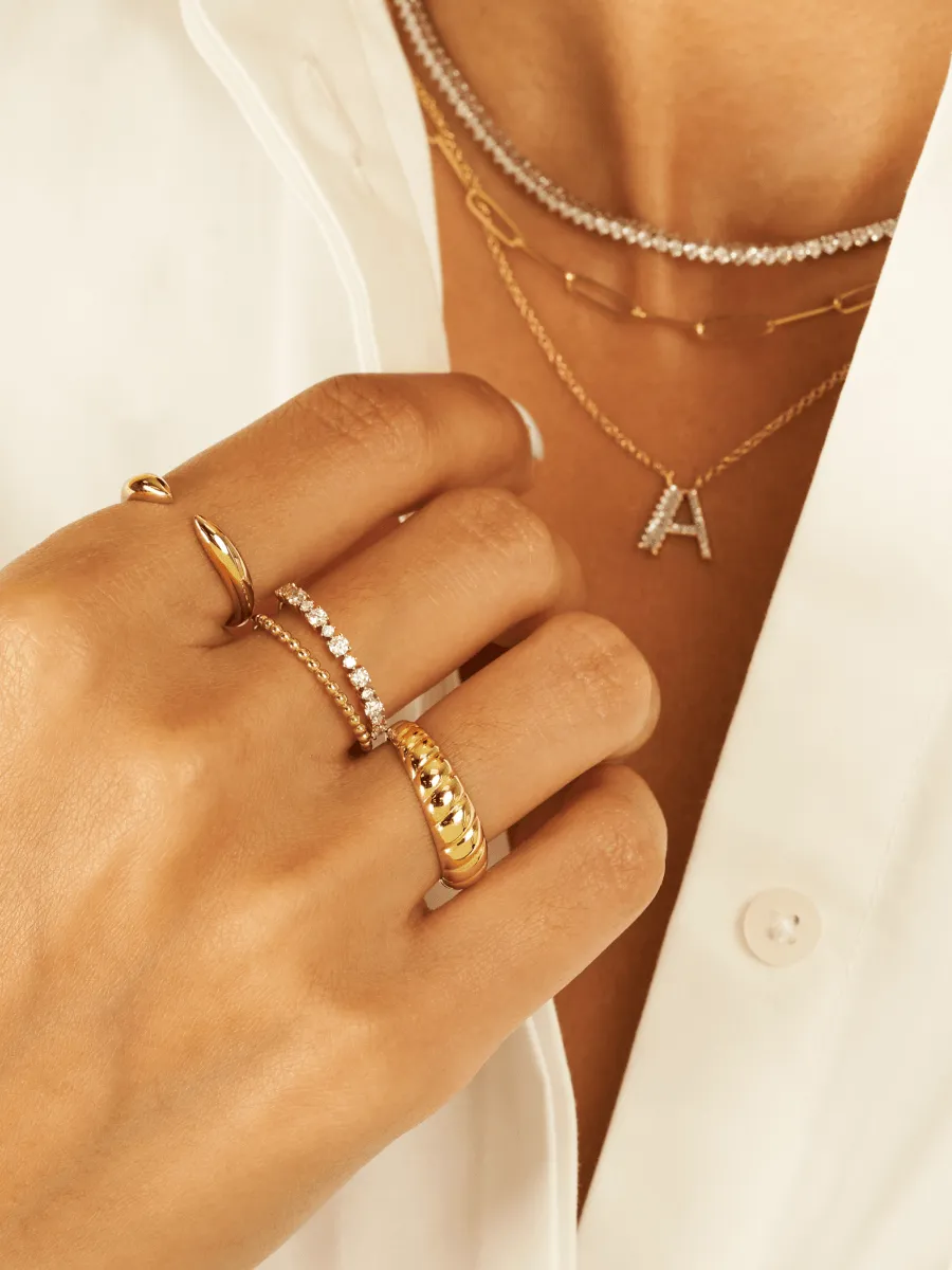 Wave Band 14K sold by LeMel product image thumbnail 2