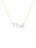 The Diamond Name Necklace 14K sold by LeMel