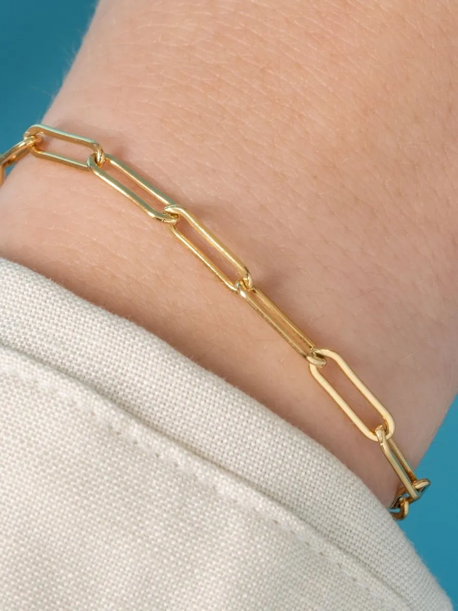 Paperclip 'L' Bracelet sold by LeMel product image thumbnail 2