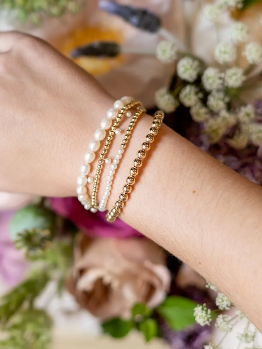 Ella Pearl Stretch Bracelet - Small sold by LeMel product image thumbnail 5