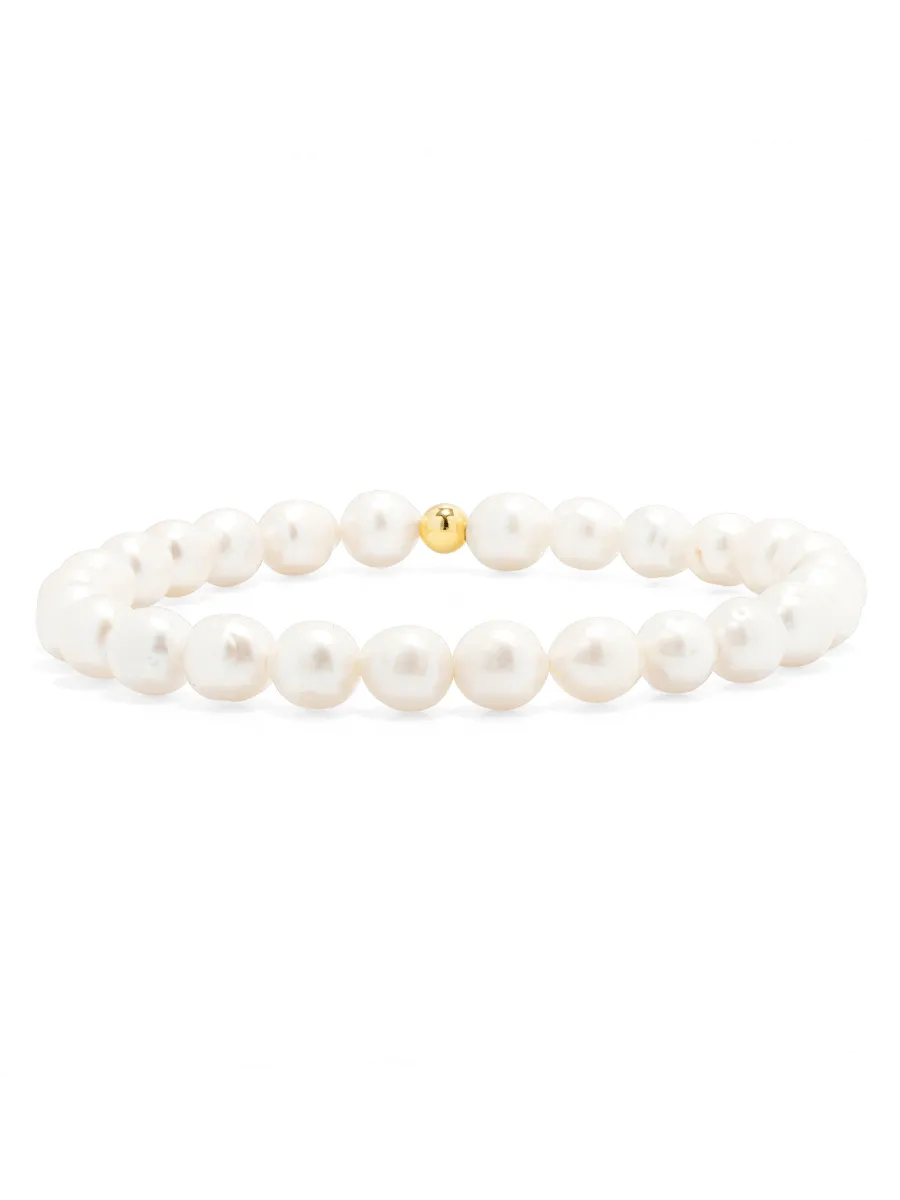 Ella Pearl Stretch Bracelet - Small sold by LeMel
