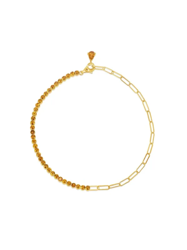 Birthstone Tennis Bracelet - November 14K sold by LeMel