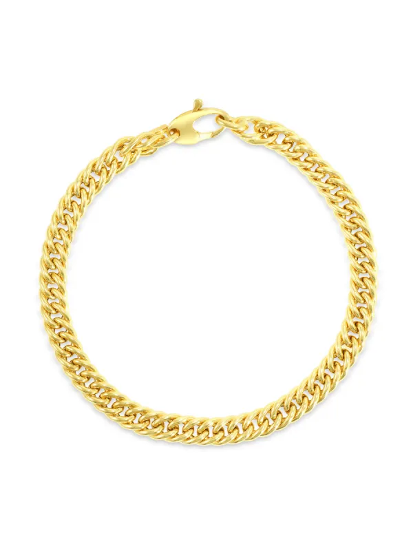 Curb Chain Bracelet 14K sold by LeMel