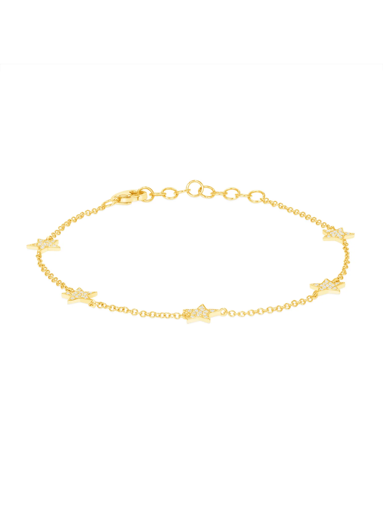 Hallie Diamond Star Bracelet 14K sold by LeMel product image thumbnail 5