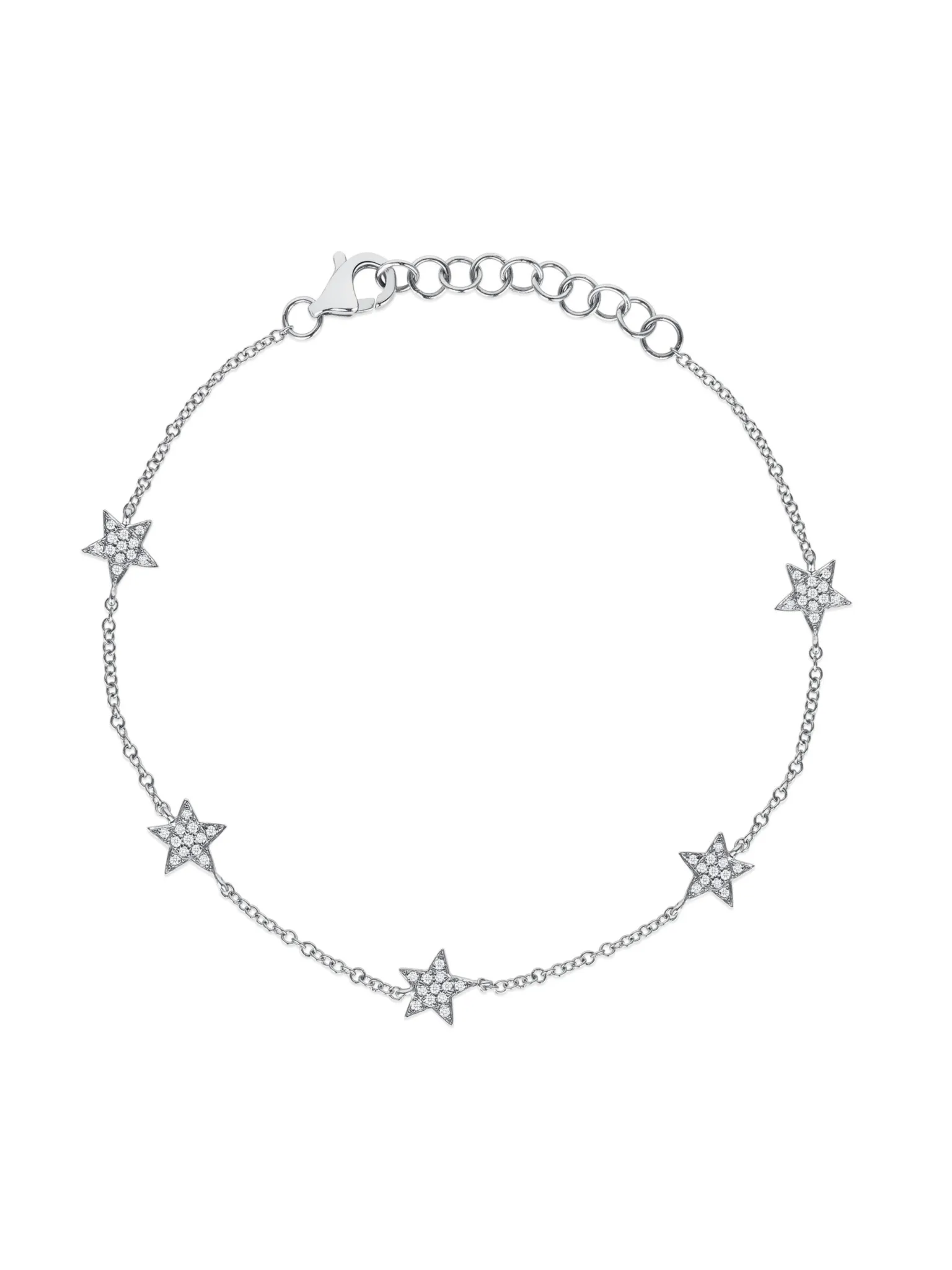 Hallie Diamond Star Bracelet 14K sold by LeMel product image thumbnail 4
