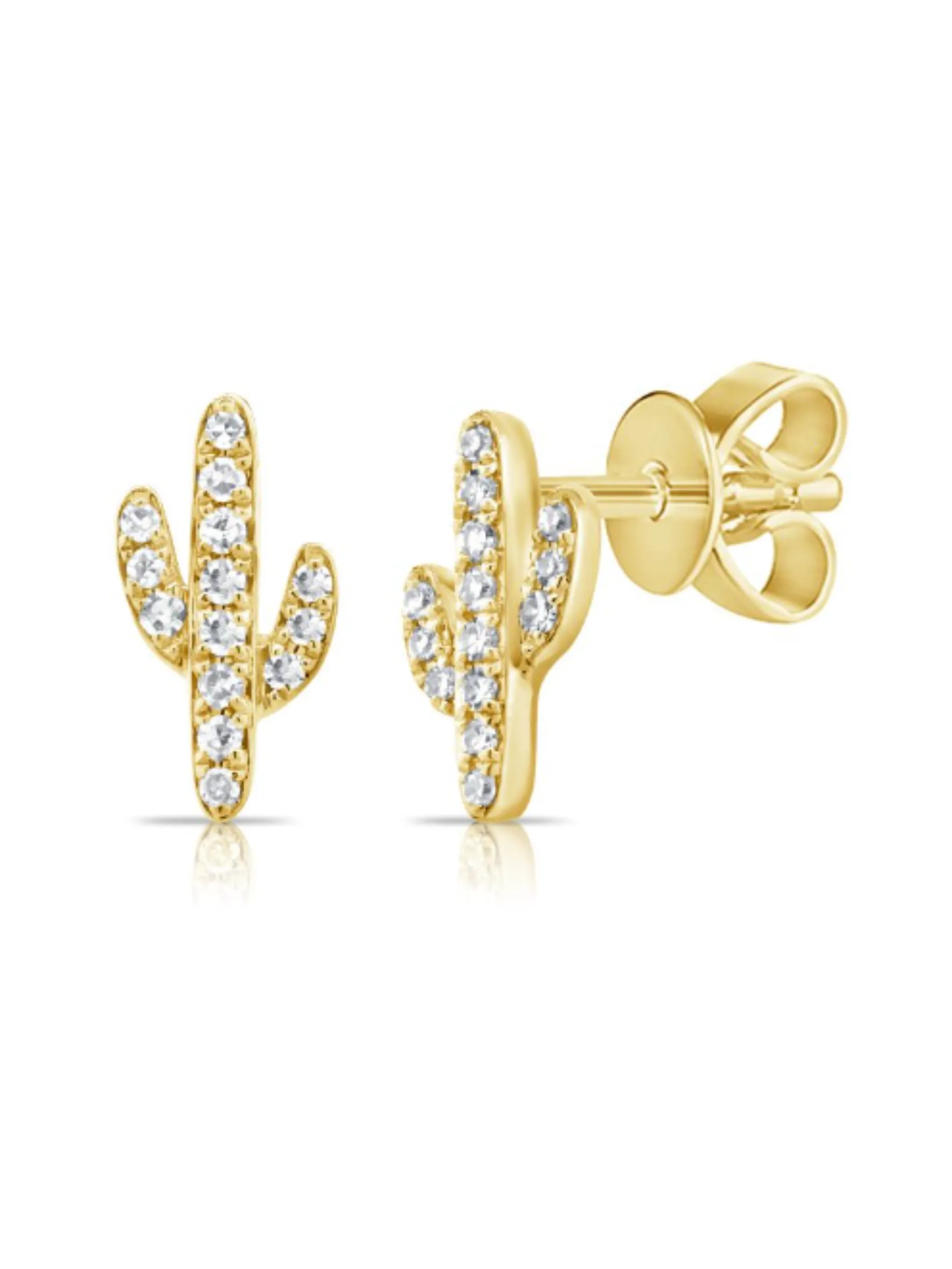 La Quinta Cactus Stud Earring 14K sold by LeMel