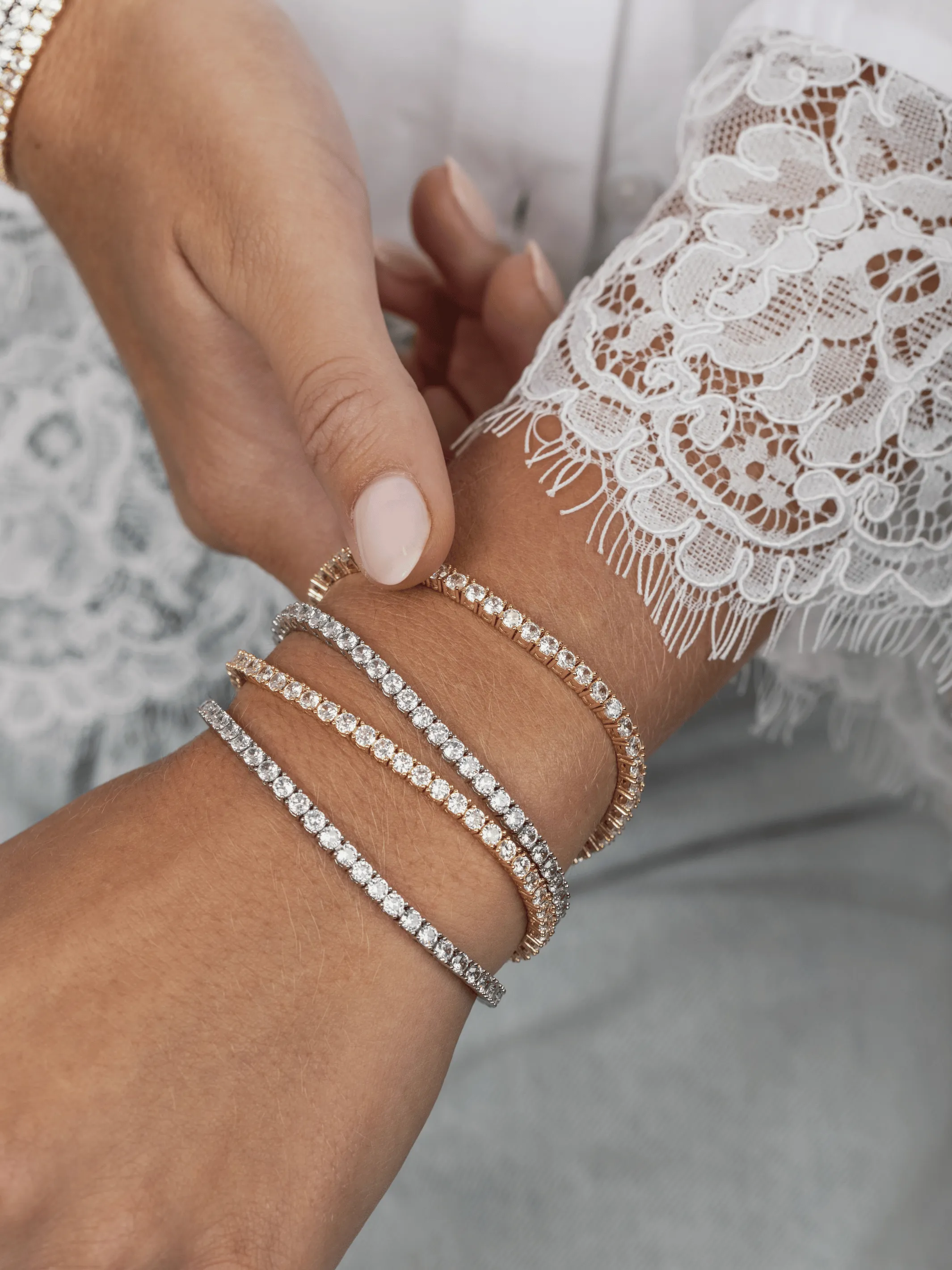 CZ Tennis Bracelet - Large sold by LeMel product image thumbnail 2