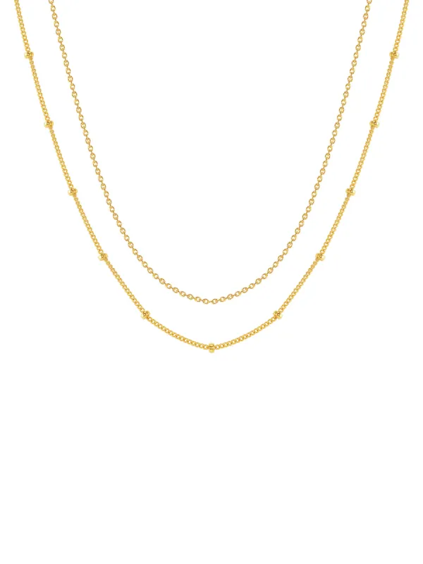 Favorite Mixed Chain Layering Necklace Set sold by LeMel