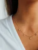 Diamond Dangle Initial Necklace 14K sold by LeMel