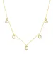 Diamond Dangle Initial Necklace 14K sold by LeMel