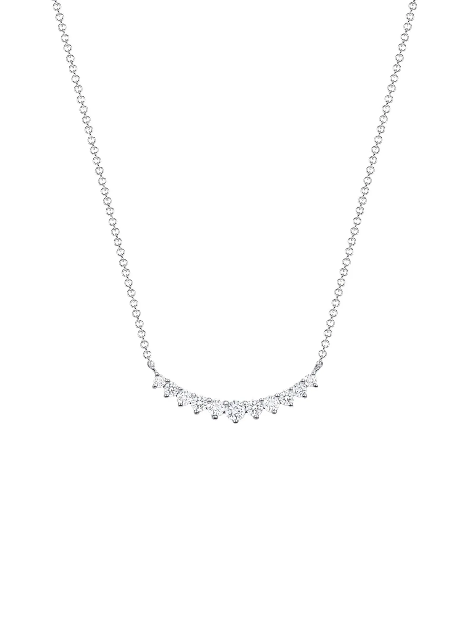 Graduated Chasing Diamonds Necklace 14K sold by LeMel product image thumbnail 5