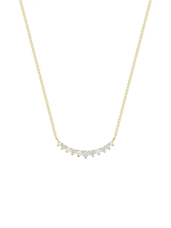 Graduated Chasing Diamonds Necklace 14K sold by LeMel