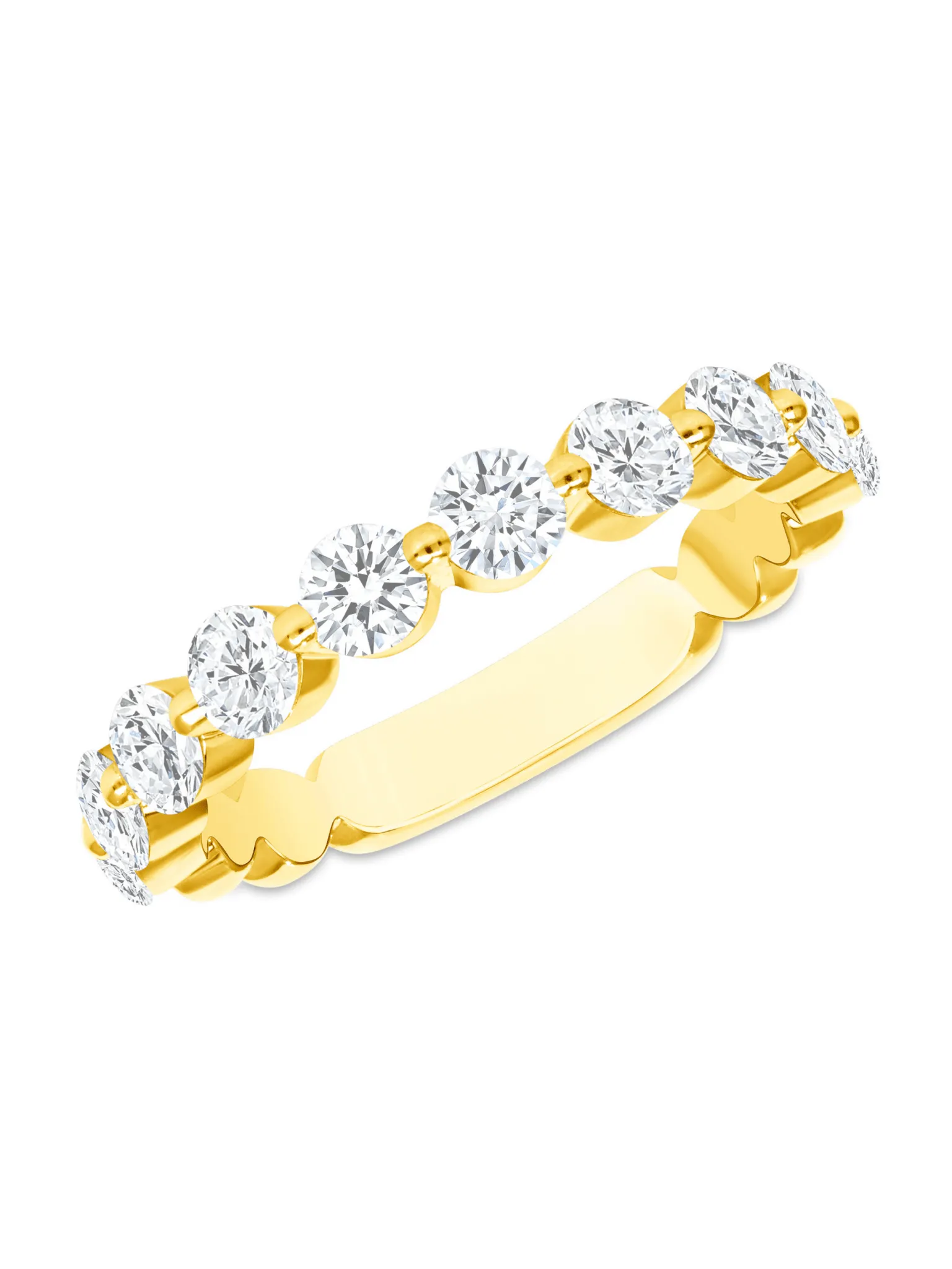 Round Single Prong Band (1.25 ct. tw.) 14K sold by LeMel