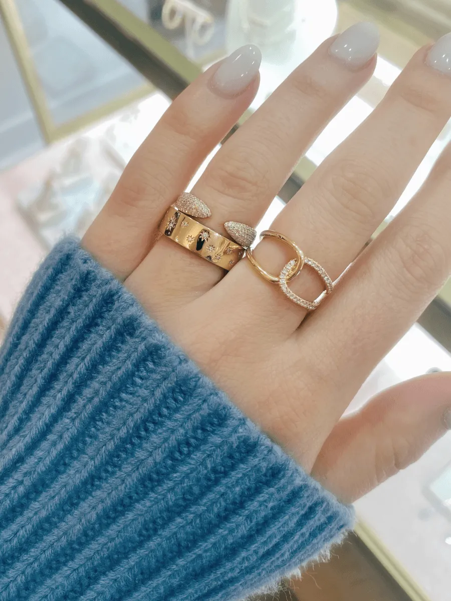 Celeste Diamond Ring 14K sold by LeMel product image thumbnail 2