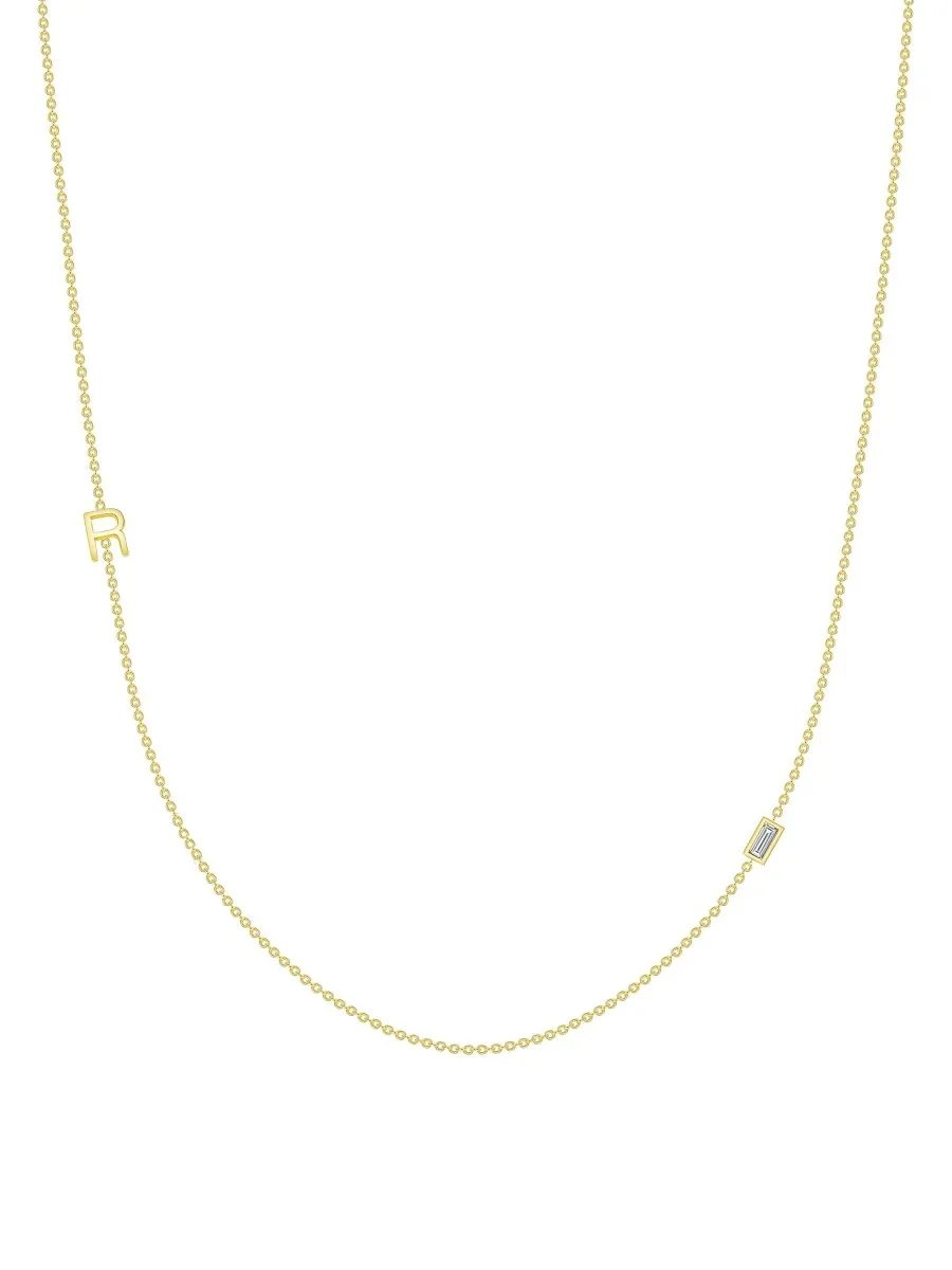 The Initial Necklace 14K - 1 Letter sold by LeMel