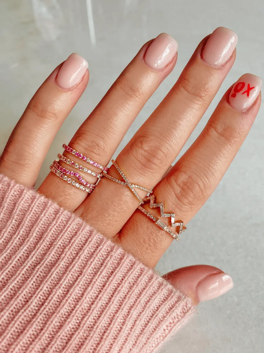 Prism Pink Sapphire Ring 14K sold by LeMel product image thumbnail 3