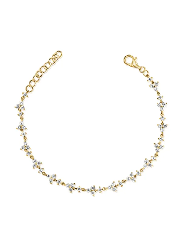 Jennie Trio Diamond Bracelet 14K sold by LeMel