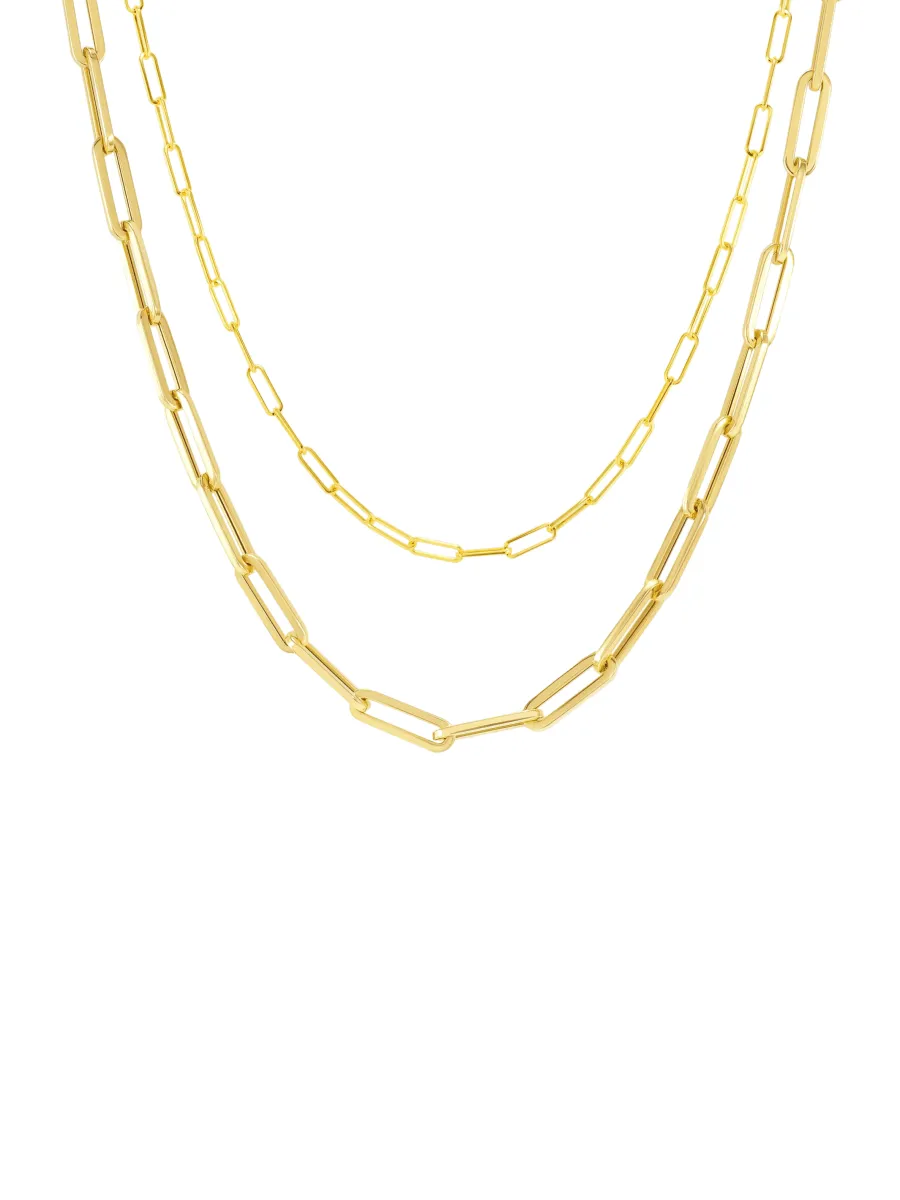 Paperclip Necklace Set sold by LeMel