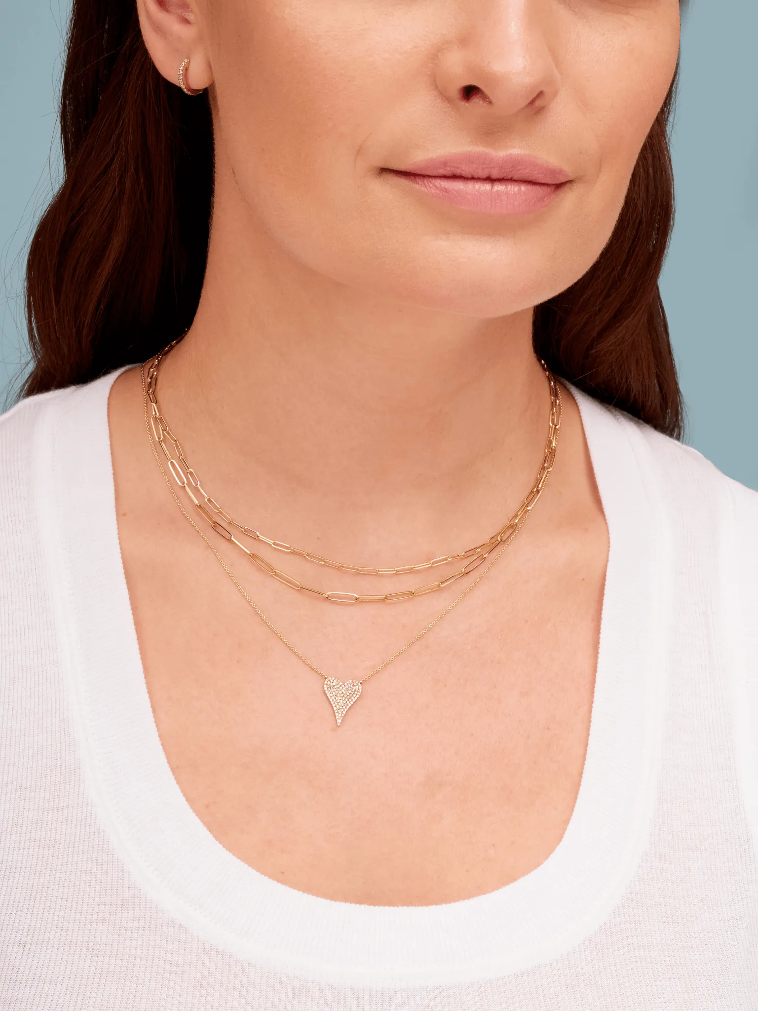 Paperclip 'S' Chain Necklace 14K sold by LeMel product image thumbnail 5