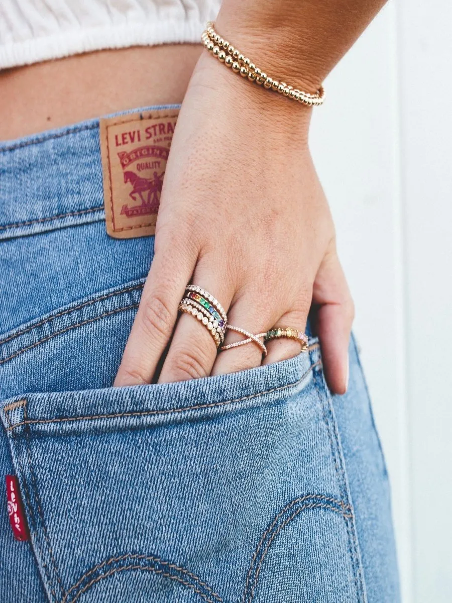 Everyday Stretch Bracelet Set - 3mm + 4mm sold by LeMel product image thumbnail 4