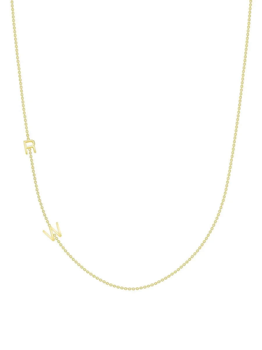 The Initial Necklace 14K - 2 Letters sold by LeMel