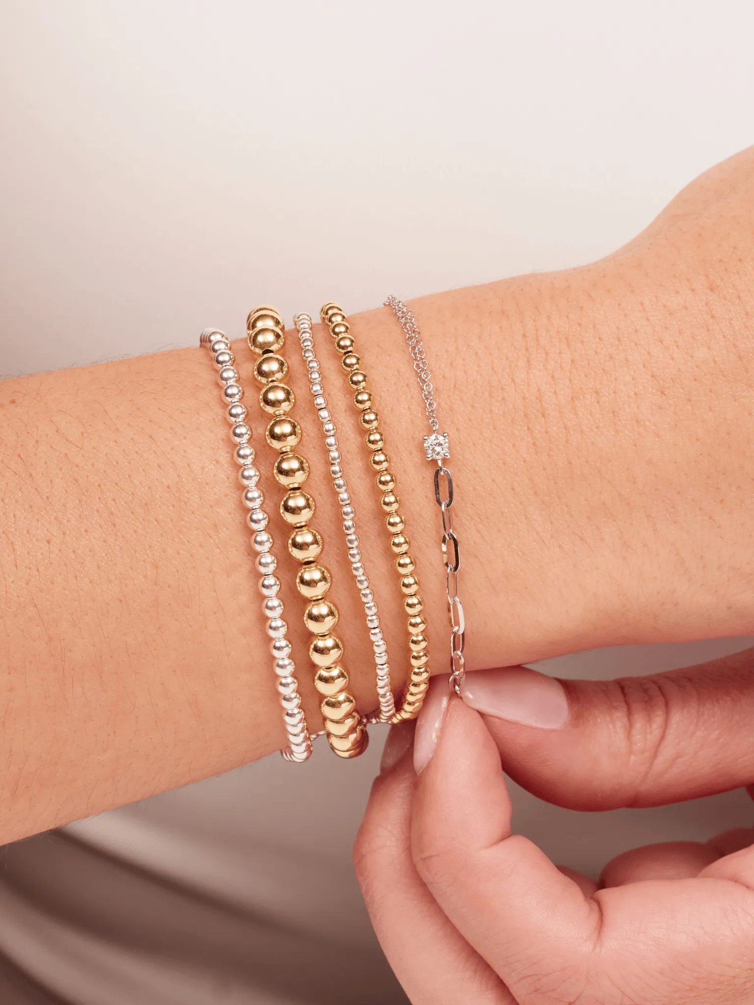 Everyday Stretch Bracelet - 3mm sold by LeMel product image thumbnail 5